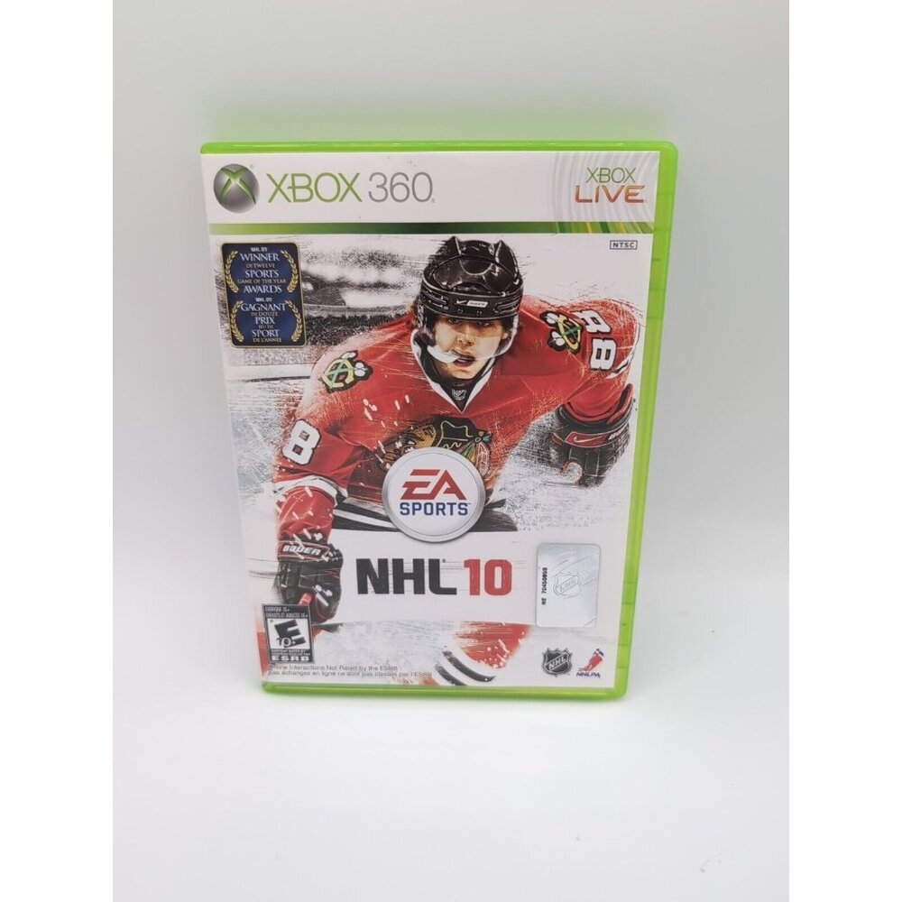 NHL 10 (Microsoft Xbox 360, 2009)-Complete